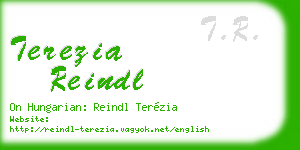 terezia reindl business card